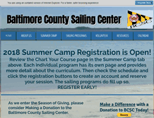 Tablet Screenshot of bcsailing.org